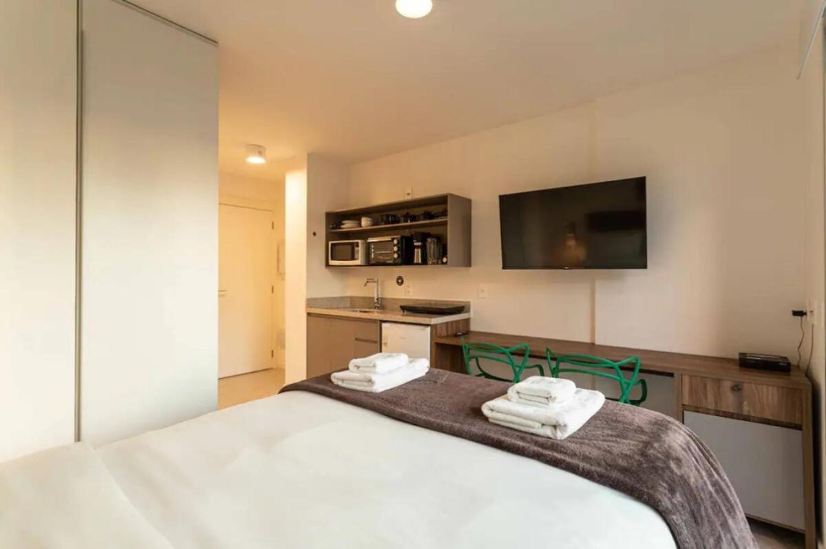 Apartment Em Pinheiros Prox A Faria Lima Com Cama Queen